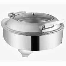 Round Glass Lid Chafing Dish With Heating El